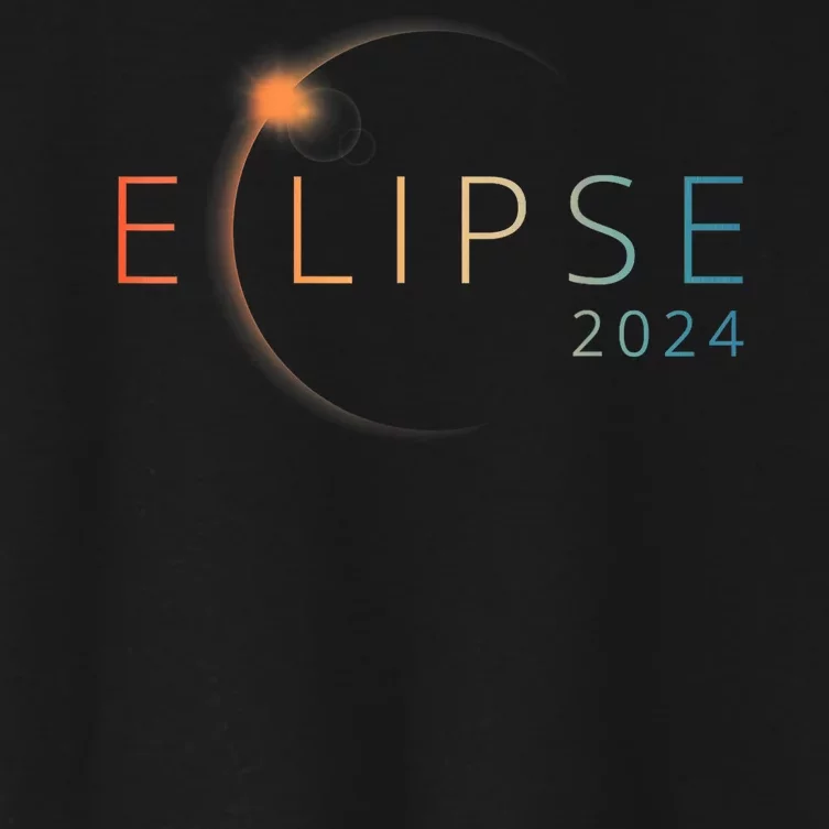 Solar Eclipse 2024 Total Solar Eclipse 4.08.24 Women's Crop Top Tee