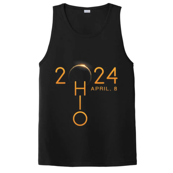 Solar Eclipse 2024 State Ohio Performance Tank