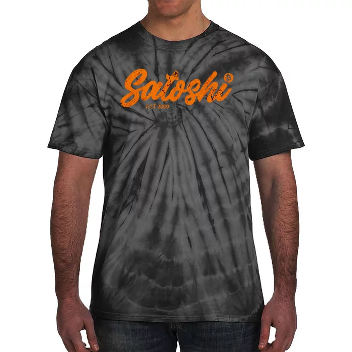 Satoshi Est 2009 Bitcoin Creator Blockchain Currency Tie-Dye T-Shirt