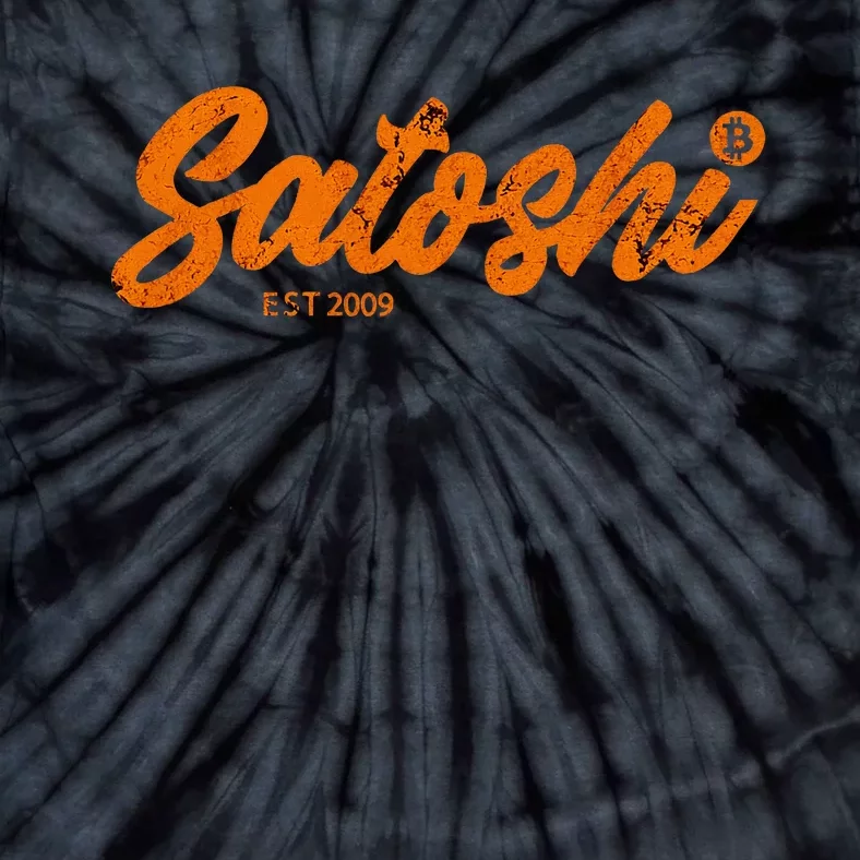 Satoshi Est 2009 Bitcoin Creator Blockchain Currency Tie-Dye T-Shirt