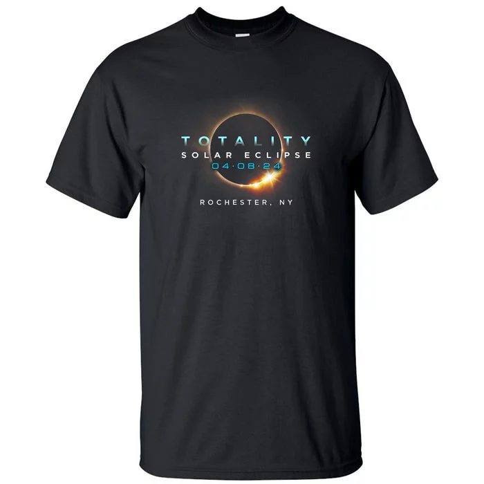 Solar Eclipse 2024 Rochester Ny Totality 040824 Tall T-Shirt