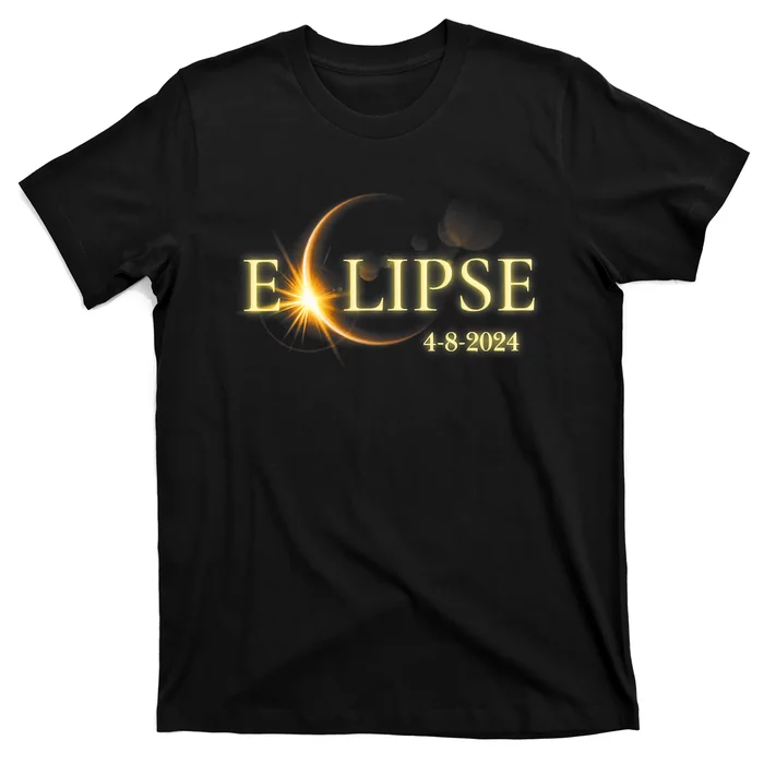 Solar Eclipse 2024 Total Solar Eclipse 4.08.24 Gift For Solar Eclipse Lover T-Shirt