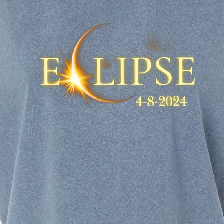 Solar Eclipse 2024 Total Solar Eclipse 4.08.24 Gift For Solar Eclipse Lover Garment-Dyed Women's Muscle Tee