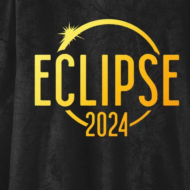 Solar Eclipse 2024 Total Solar Eclipse 4.08.24 Hooded Wearable Blanket