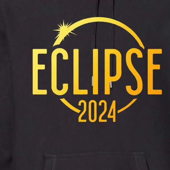 Solar Eclipse 2024 Total Solar Eclipse 4.08.24 Premium Hoodie