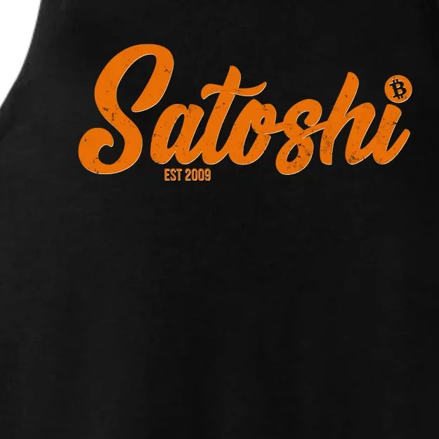 Satoshi Est 2009 Cryptocurrency Ladies Tri-Blend Wicking Tank