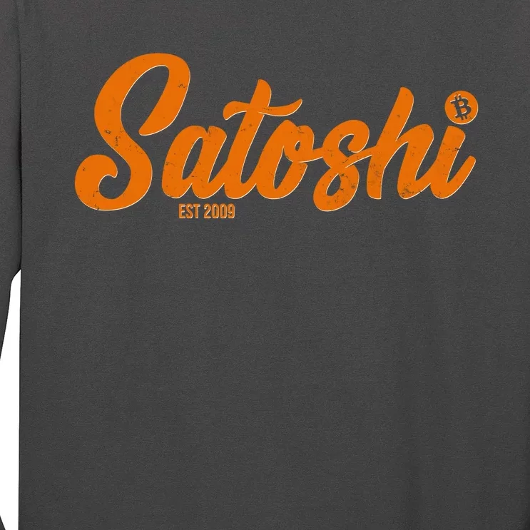 Satoshi Est 2009 Cryptocurrency Long Sleeve Shirt