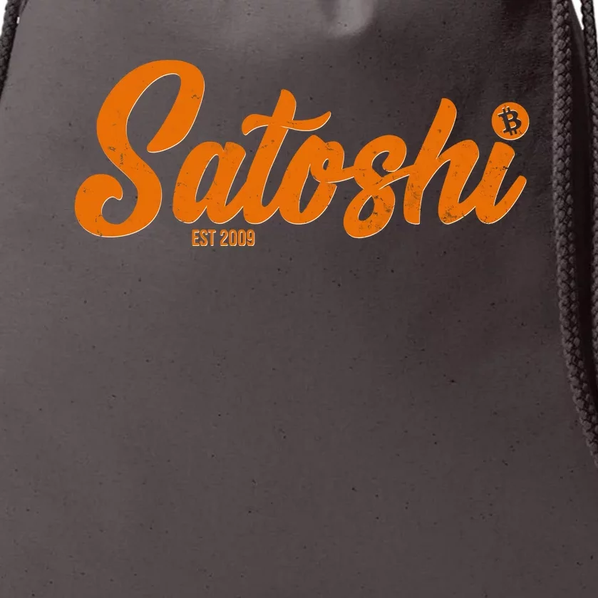 Satoshi Est 2009 Cryptocurrency Drawstring Bag