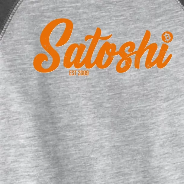 Satoshi Est 2009 Cryptocurrency Toddler Fine Jersey T-Shirt