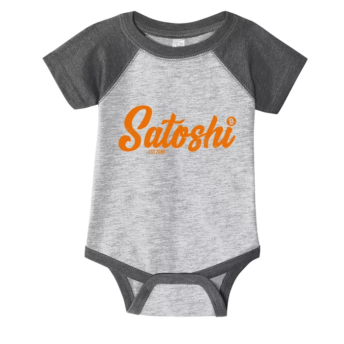 Satoshi Est 2009 Cryptocurrency Infant Baby Jersey Bodysuit