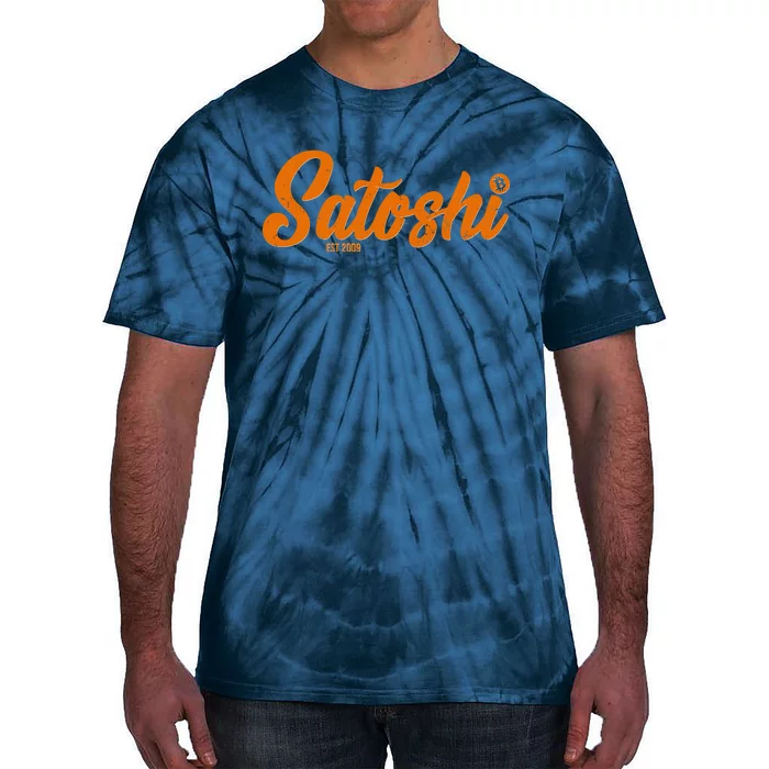 Satoshi Est 2009 Cryptocurrency Tie-Dye T-Shirt