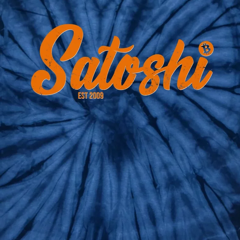 Satoshi Est 2009 Cryptocurrency Tie-Dye T-Shirt