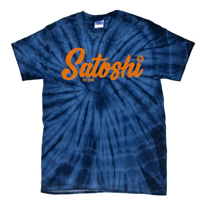 Satoshi Est 2009 Cryptocurrency Tie-Dye T-Shirt