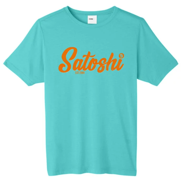 Satoshi Est 2009 Cryptocurrency ChromaSoft Performance T-Shirt