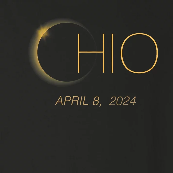 Solar Eclipse 2024 Total Solar Eclipse State Ohio Toddler Long Sleeve Shirt