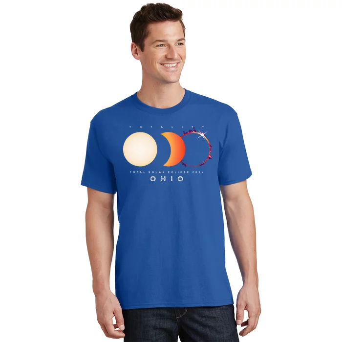 Solar Eclipse 2024 Total Eclipse Ohio America T-Shirt