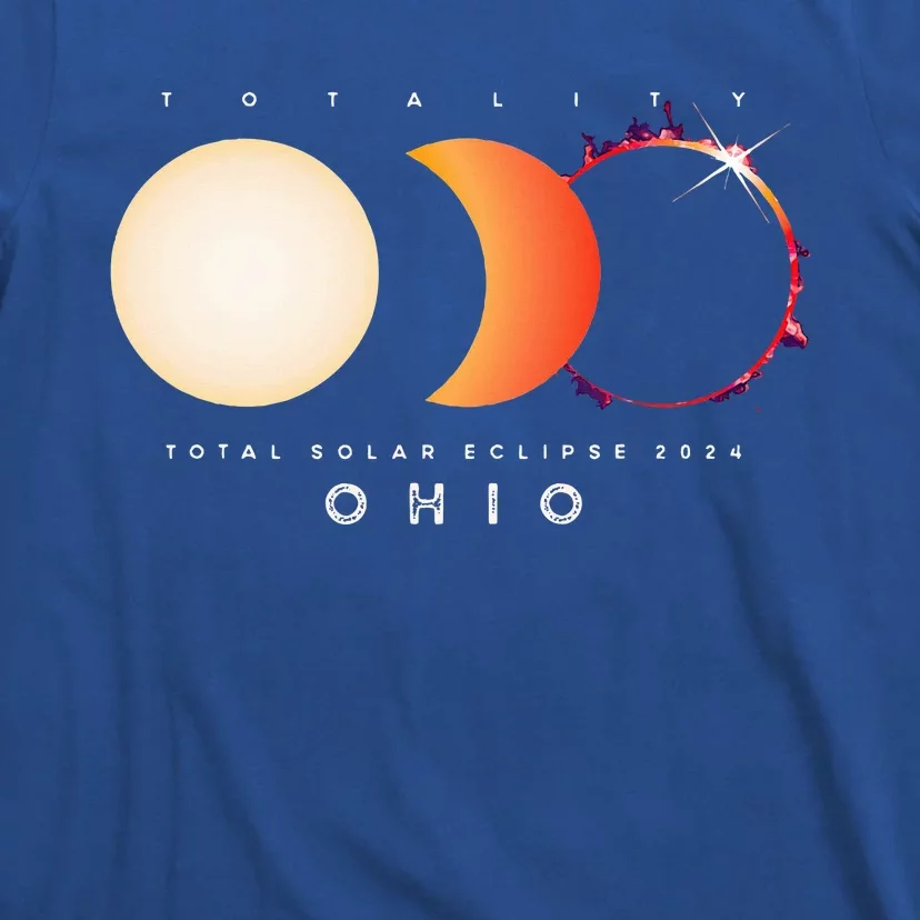 Solar Eclipse 2024 Total Eclipse Ohio America T-Shirt