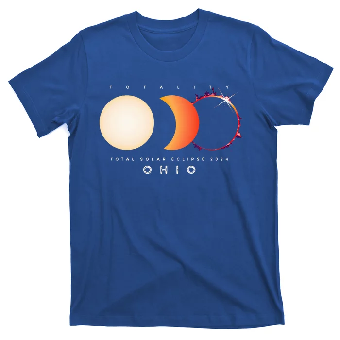 Solar Eclipse 2024 Total Eclipse Ohio America T-Shirt