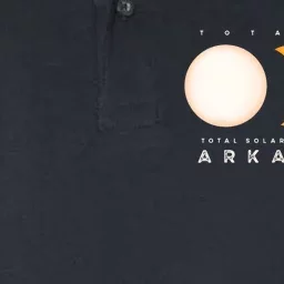 Solar Eclipse 2024 Arkansas Total Eclipse America Graphic Softstyle Adult Sport Polo