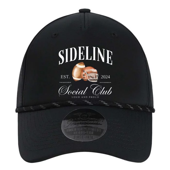 Sideline Est 2024 Social Club Loud & Proud American Football Performance The Dyno Cap