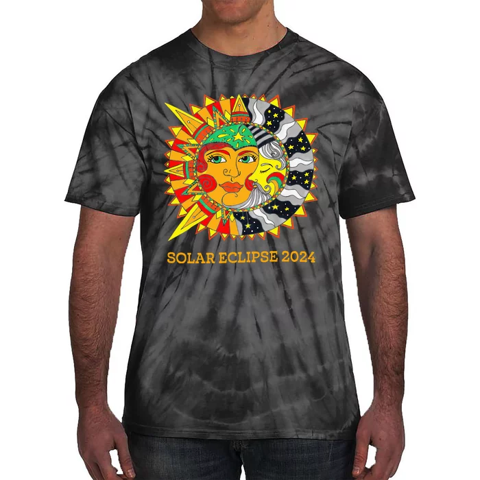 Solar Eclipse 2024 Usa Tie-Dye T-Shirt