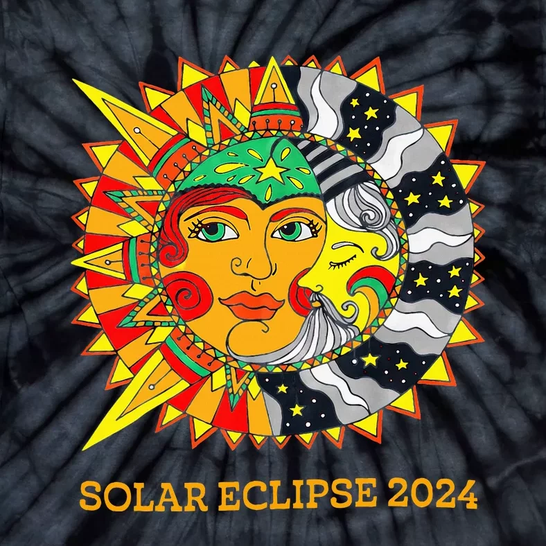 Solar Eclipse 2024 Usa Tie-Dye T-Shirt