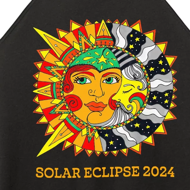 Solar Eclipse 2024 Usa Women’s Perfect Tri Rocker Tank