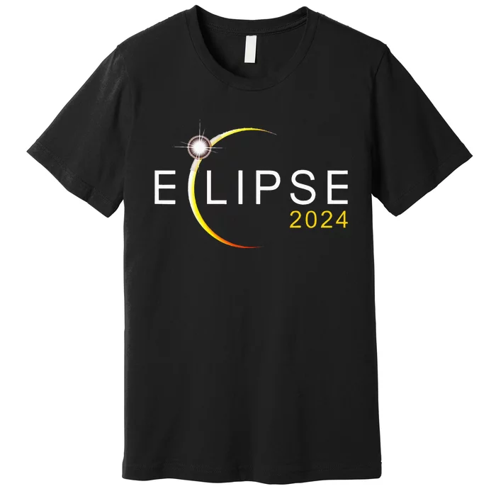 Solar Eclipse 2024 Total Solar Eclipse 4.08.24 Premium T-Shirt