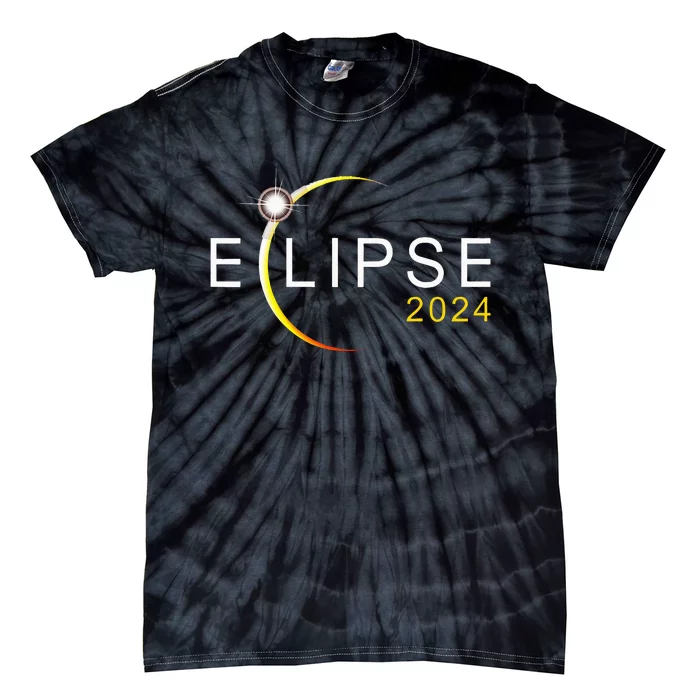 Solar Eclipse 2024 Total Solar Eclipse 4.08.24 Tie-Dye T-Shirt