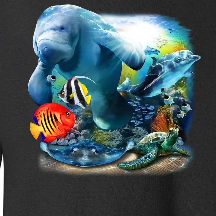 Sea Life - Classic Collage Toddler Sweatshirt