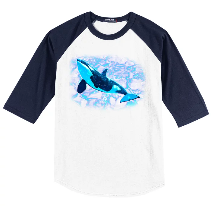 Sea Life Whale Baseball Sleeve Shirt