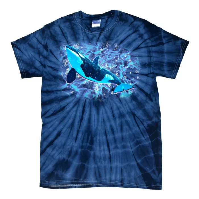 Sea Life Whale Tie-Dye T-Shirt