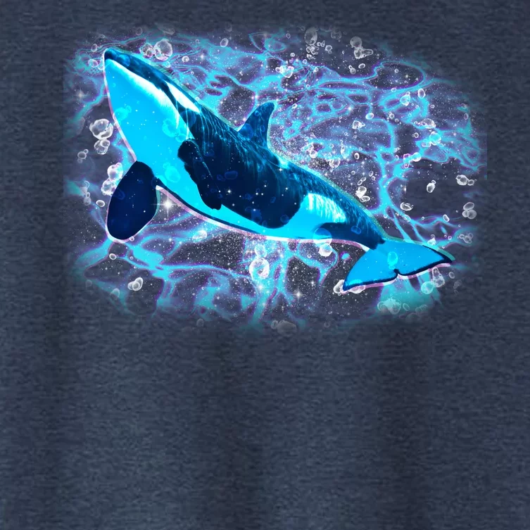 Sea Life Whale Women's Crop Top Tee