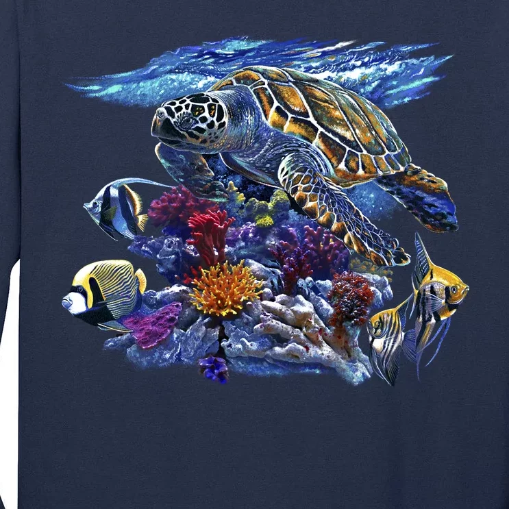 Sea Turtle Life Tall Long Sleeve T-Shirt