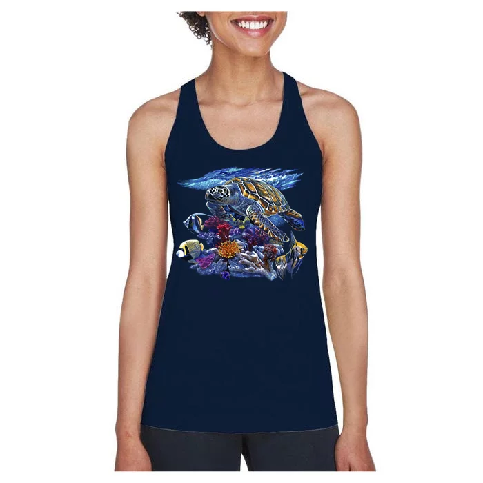 Sea Turtle Life Women's Racerback Tank