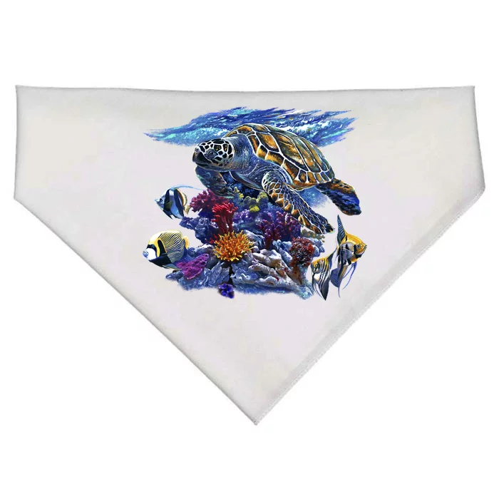 Sea Turtle Life USA-Made Doggie Bandana