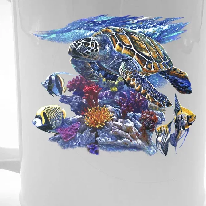 Sea Turtle Life Front & Back Beer Stein