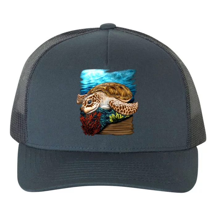 Sea Turtle Ocean Yupoong Adult 5-Panel Trucker Hat