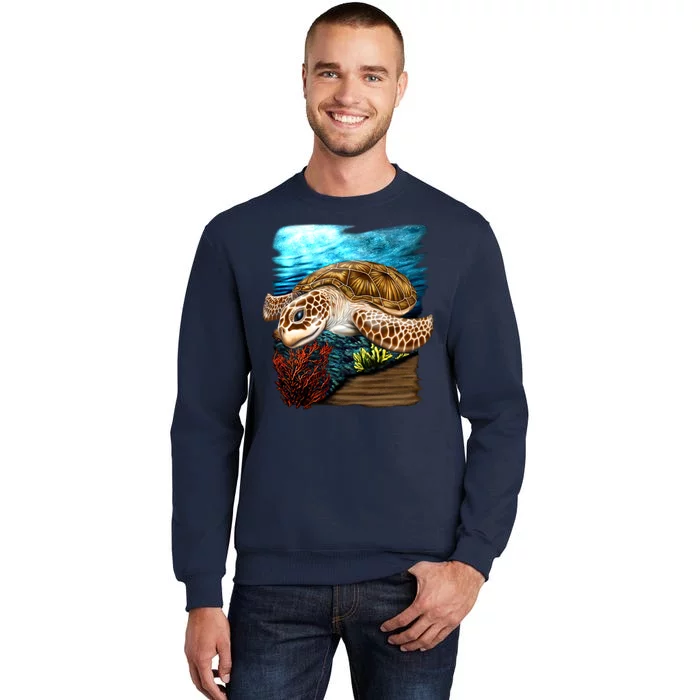 Sea Turtle Ocean Tall Sweatshirt