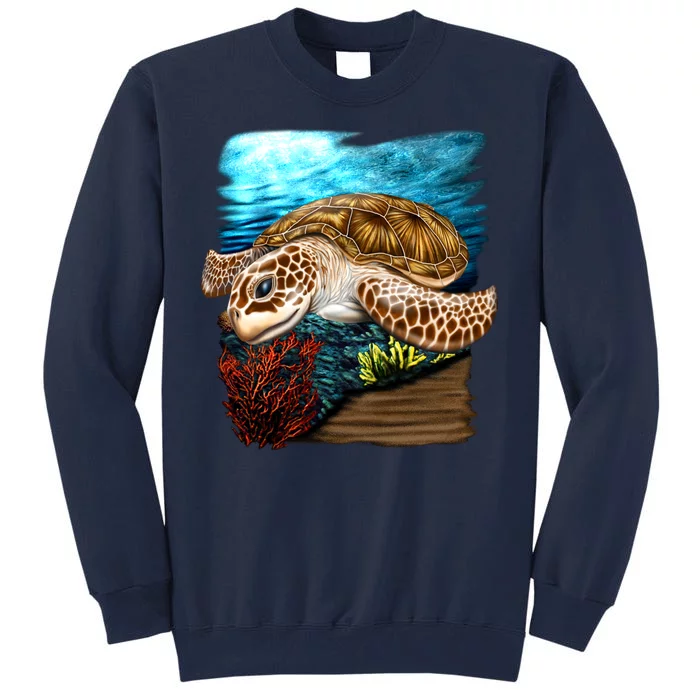 Sea Turtle Ocean Tall Sweatshirt