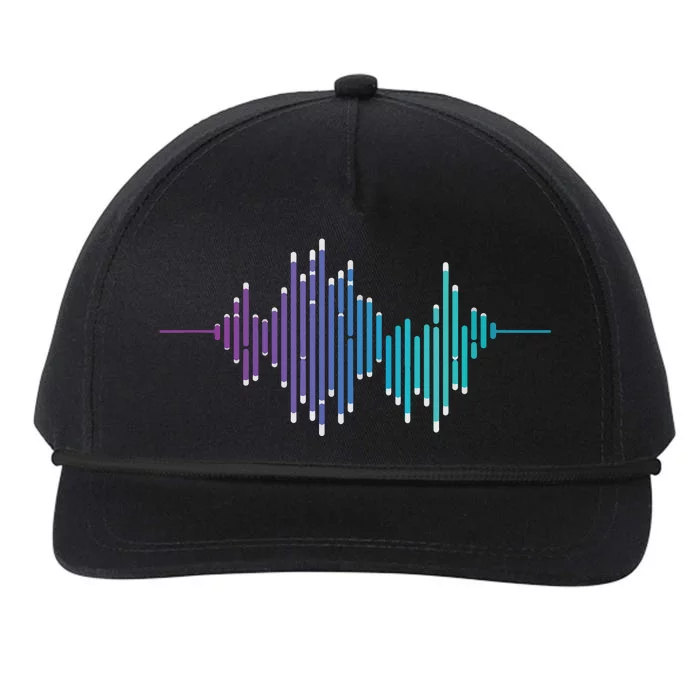 Sound Engineer Audio Music Equalizer Audio Specialist Snapback Five-Panel Rope Hat