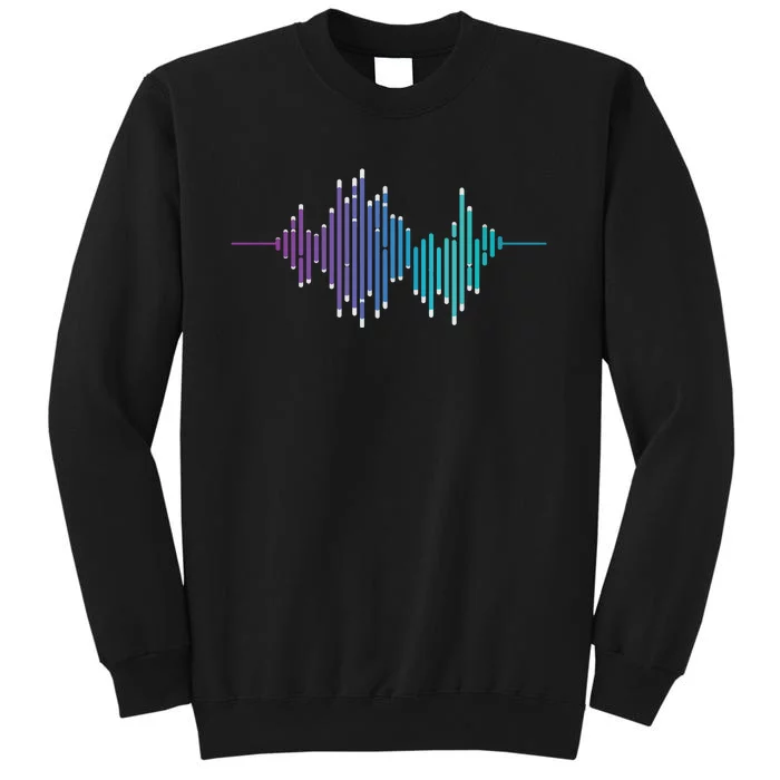 Sound Engineer Audio Music Equalizer Audio Specialist Tall Sweatshirt