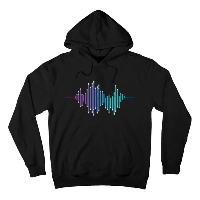 Sound Engineer Audio Music Equalizer Audio Specialist Tall Hoodie