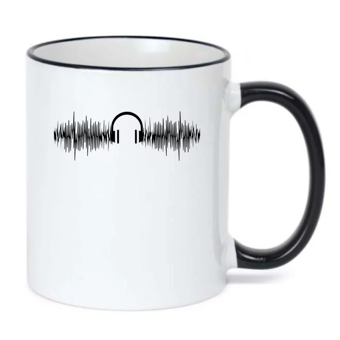 Sound Engineer Audio Wave Audio Engineer Music Lover Gift Black Color Changing Mug