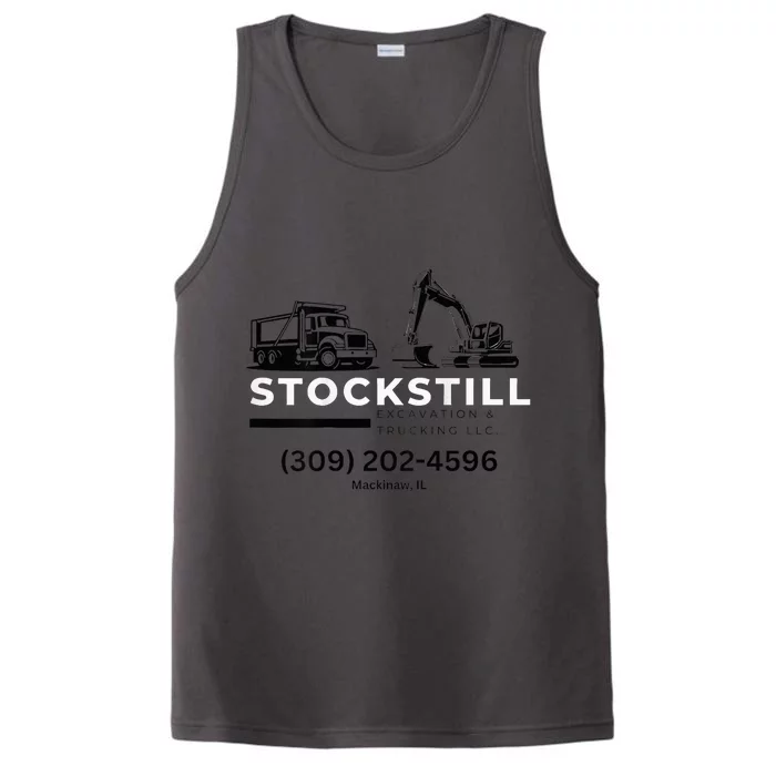 Stockstill Excavation And Trucking Black Wwhite Company Performance Tank