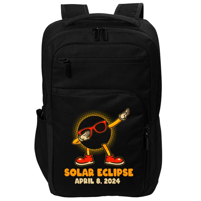 Solar Eclipse April 8 2024 Dabbing Sun Impact Tech Backpack