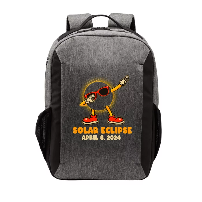 Solar Eclipse April 8 2024 Dabbing Sun Vector Backpack