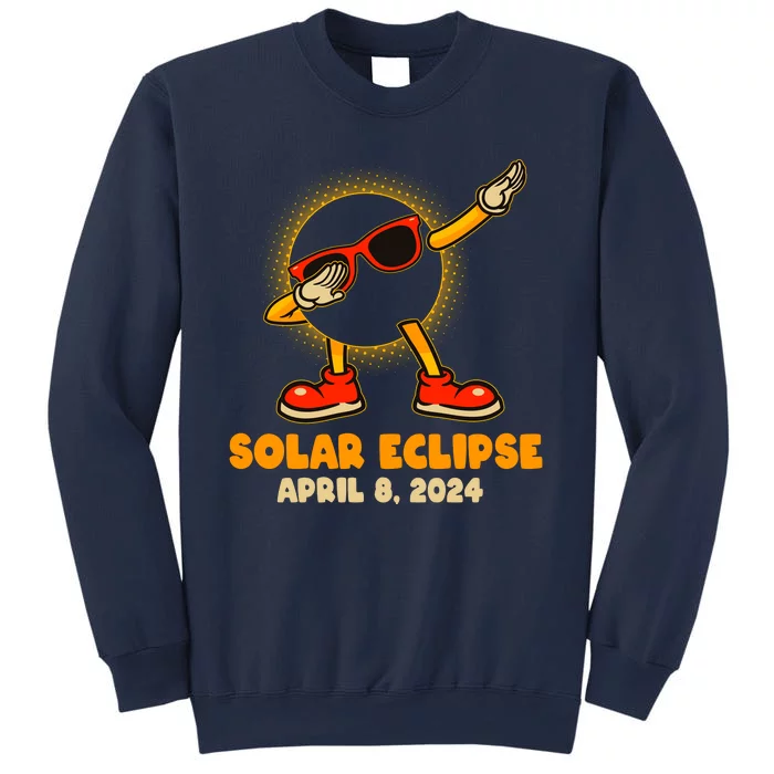 Solar Eclipse April 8 2024 Dabbing Sun Sweatshirt