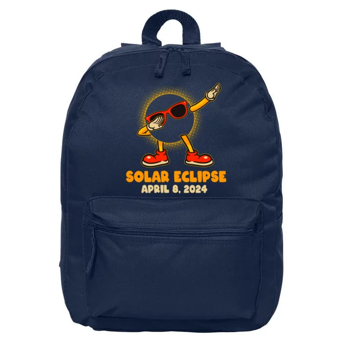 Solar Eclipse April 8 2024 Dabbing Sun 16 in Basic Backpack