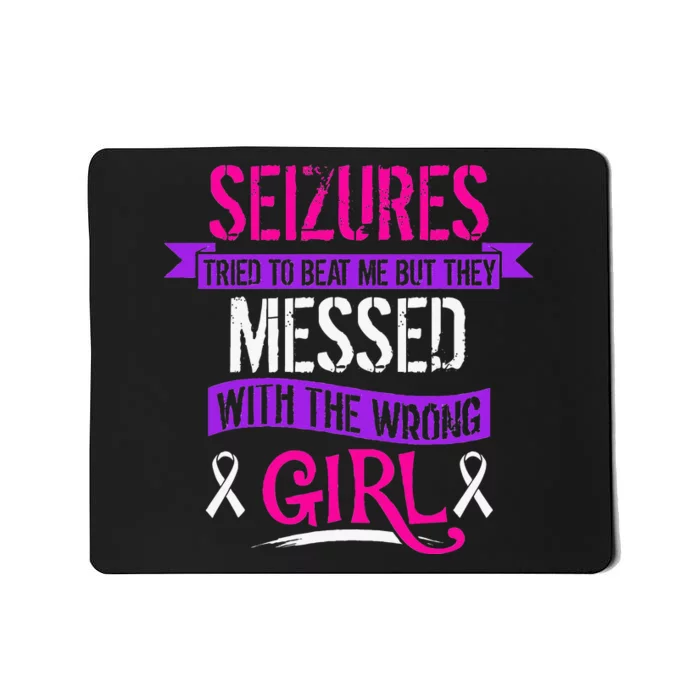 Seizure Epilepsy Awareness Seizures Tried To Beat Mousepad